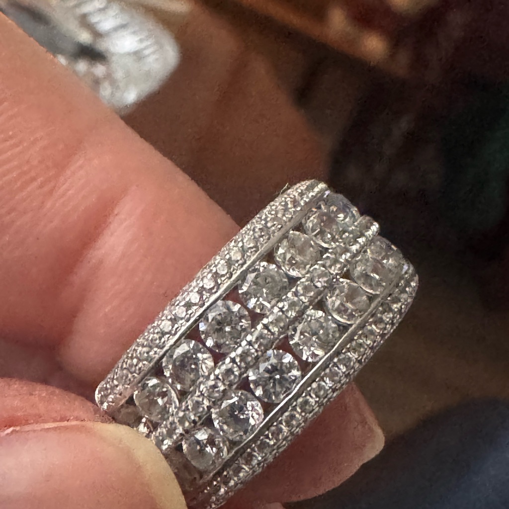Jeulia Sterling & Cz Women's Ring